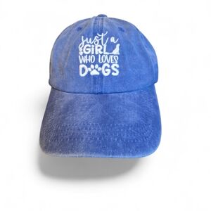 "Just a Girl Who Loves Dogs" Baseball Cap